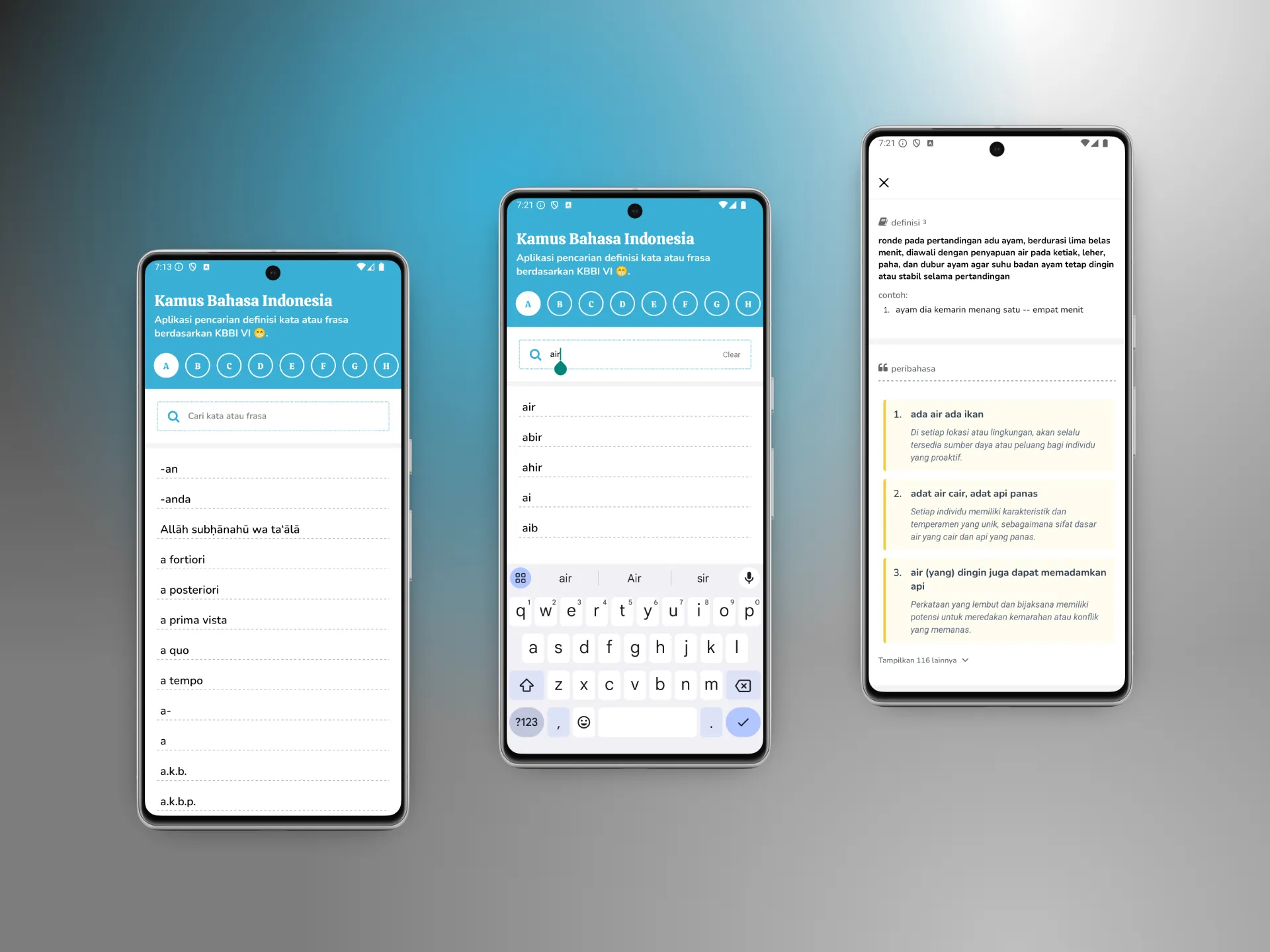 Kamus KBBI VI App Screenshot