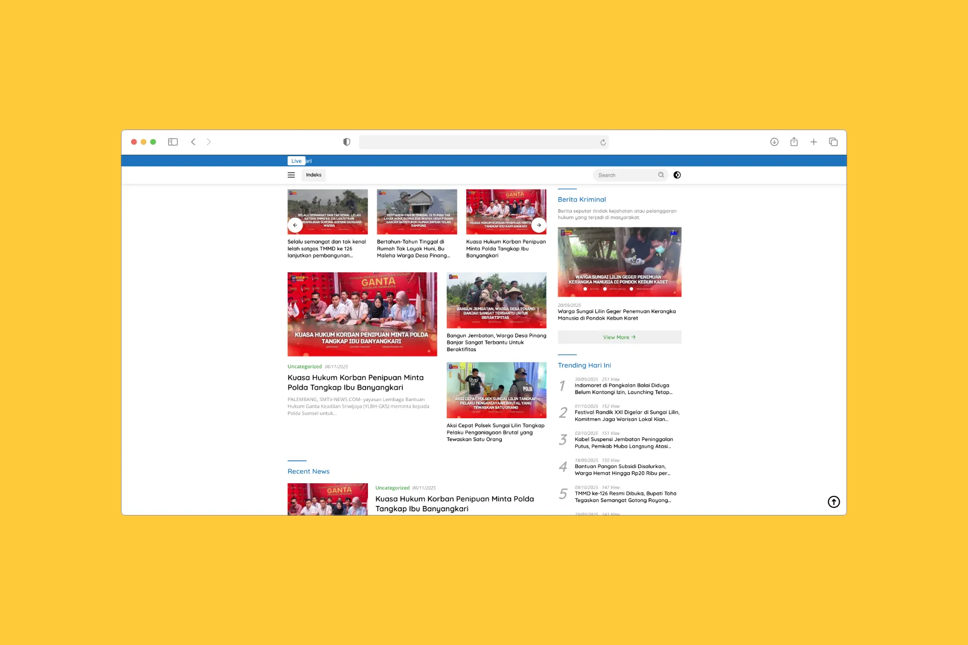 SMTV News — Regional News Portal preview